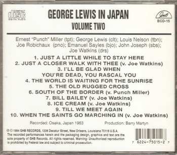 CD George Lewis: George Lewis In Japan  Volume Two 645095