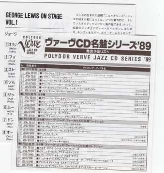 CD George Lewis: On Stage - Concert Vol. 1 546124