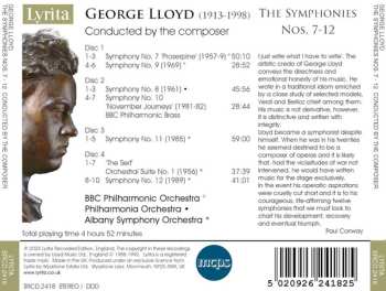 4CD George Lloyd: The Symphonies: Nos. 7-12 620469