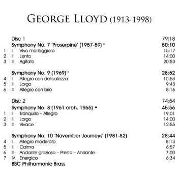 4CD George Lloyd: The Symphonies: Nos. 7-12 620469