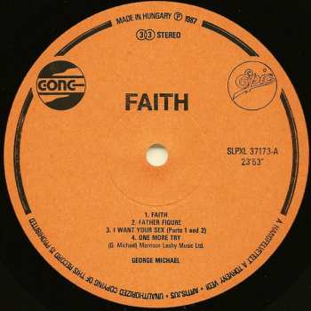 LP George Michael: Faith 612066