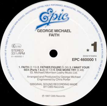 LP George Michael: Faith 636624