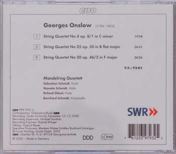 CD George Onslow: String Quartets Vol.3 148797