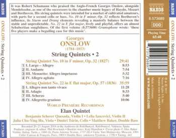 CD George Onslow: String Quintets • 2  Nos. 10 And 22 282374