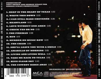 CD George Strait: For The Last Time - Live From The Astrodome 631616