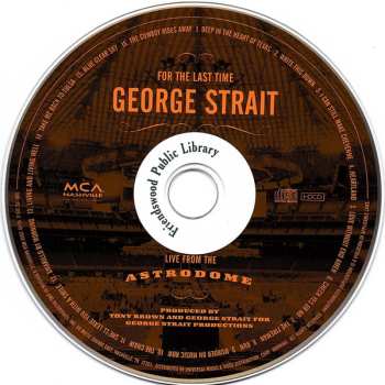 CD George Strait: For The Last Time - Live From The Astrodome 631616