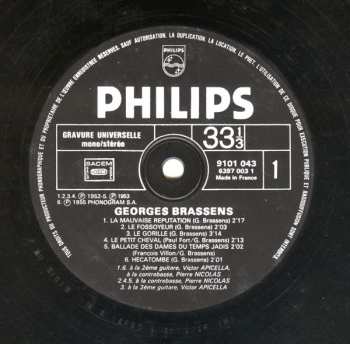 LP Georges Brassens: 1 - La Mauvaise Réputation 479928