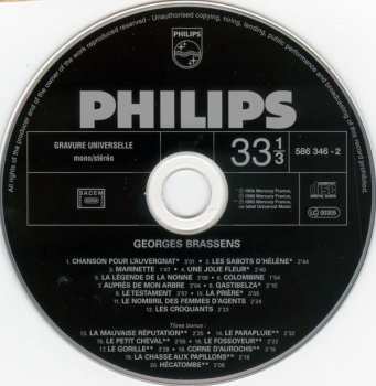 CD Georges Brassens: 3 - Chanson Pour L'Auvergnat 544137