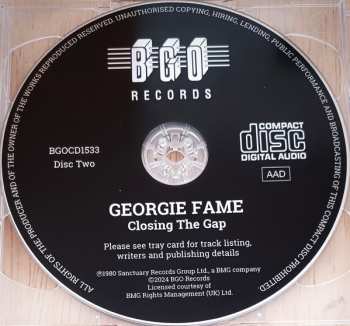 2CD Georgie Fame: Right Now! / That's What Friends Are For / Closing The Gap 631368