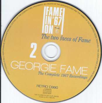 2CD Georgie Fame: The Two Faces of Fame (The Complete 1967 Recordings) DLX 268067