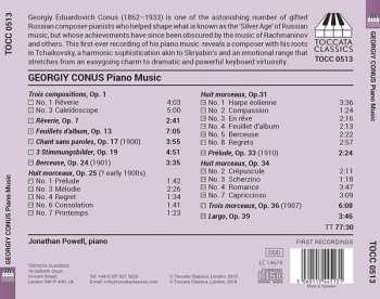 CD Georgiy Conus: Piano Music 116497