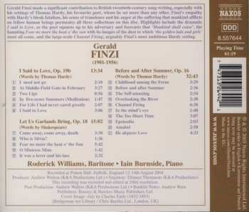 CD Gerald Finzi: I Said To Love / Let Us Garlands Bring / Before And After Summer 353964