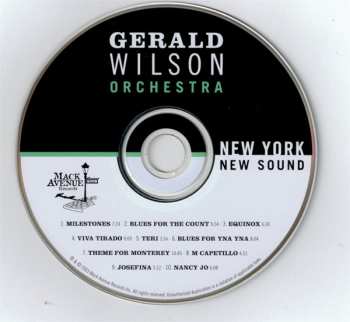 CD Gerald Wilson Orchestra: New York New Sound 544679