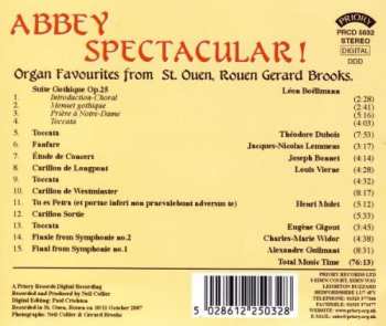 CD Gerard Brooks: Abbey Spectacular! (Organ Favourites From St. Ouen, Rouen) 621824