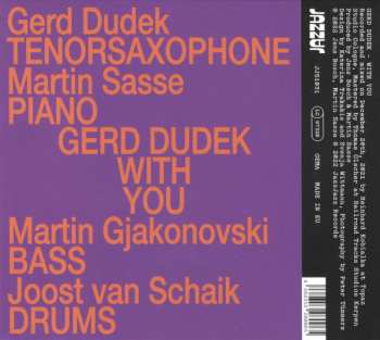 CD Gerd Dudek: With You 586293