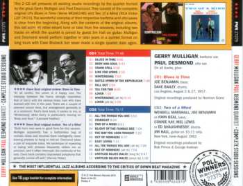 2CD Gerry Mulligan - Paul Desmond Quartet: Complete Studio Recordings 547685