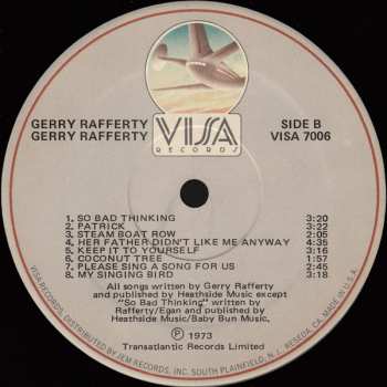 LP Gerry Rafferty: Gerry Rafferty 613952