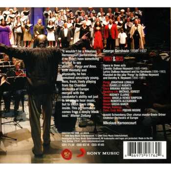 3CD/Box Set Nikolaus Harnoncourt: Porgy & Bess 588991