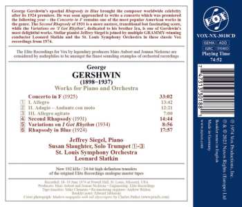 CD George Gershwin: Gershwin: Works For Piano And Orchestra 552036