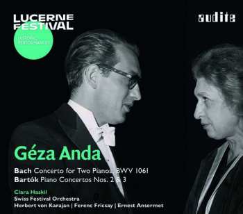 CD Géza Anda: Concerto For 2 Pianos, BWV 1061; Piano Concertos Nos. 2 & 3 592580