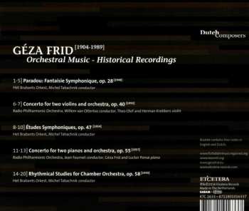 CD Géza Frid: Orchestral Music - Historical Recordings 620475