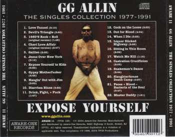 CD GG Allin: Expose Yourself - The Singles Collection 1977-1991 279453