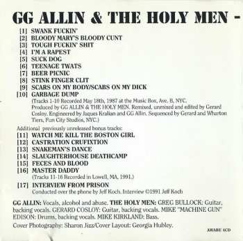 CD GG Allin & The Holy Men: You Give Love A Bad Name 491446