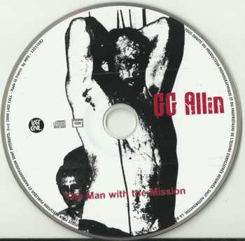 CD GG Allin: The Man With The Mission (Live 1988 1989) 531913