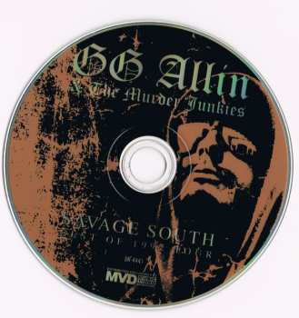 CD GG Allin & The Murder Junkies: Savage South Best Of 1992 Tour 256340