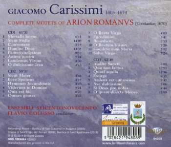 3CD Giacomo Carissimi: Complete Motets Of Arion Romanus 350843