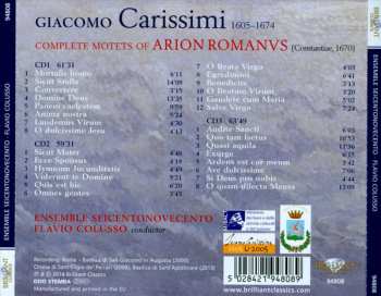 3CD Giacomo Carissimi: Complete Motets Of Arion Romanus 350843