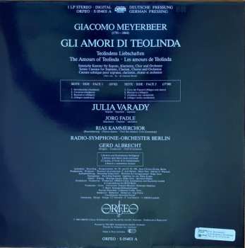 LP Giacomo Meyerbeer: Gli Amori Di Teolinda = Teolindens Liebschaften = The Amours Of Teolinda = Les Amours De Teolinda 561142