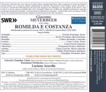 3CD Giacomo Meyerbeer: Romilda E Costanza 573021