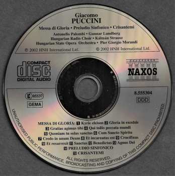 CD Giacomo Puccini: Messa Di Gloria, Preludio Sinfonico, Crisantemi 304737