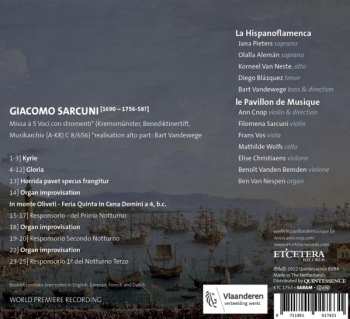 CD Giacomo Sarcuni: Missa À 5 Voci Con Stromenti 587225