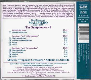 CD Antonio De Almeida: Symphonies Nos. 3 And 4, Sinfonia Del Mare  552084