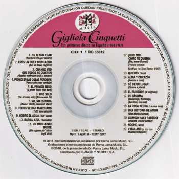 2CD Gigliola Cinquetti: Sus Primeros Discos En España (1964-1967)  652673