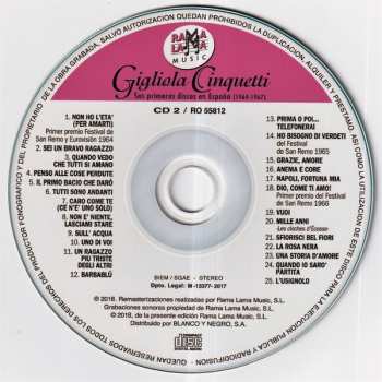 2CD Gigliola Cinquetti: Sus Primeros Discos En España (1964-1967)  652673