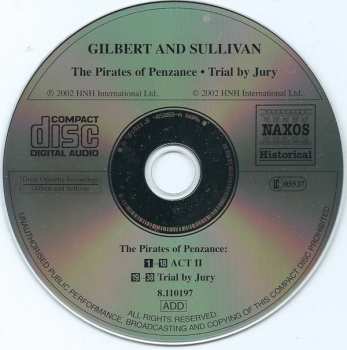 2CD Gilbert & Sullivan: The Pirates Of Penzance / Trial By Jury 186266