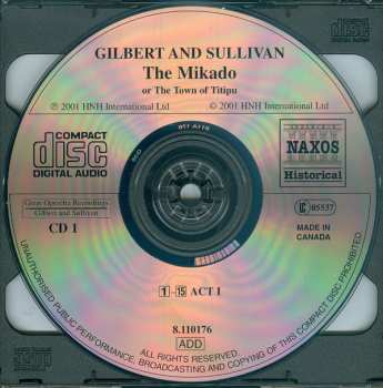 2CD Gilbert & Sullivan: The Mikado 228325