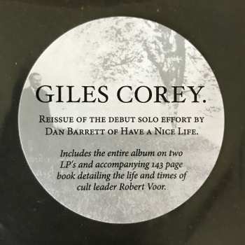 2LP Giles Corey: Giles Corey 608893