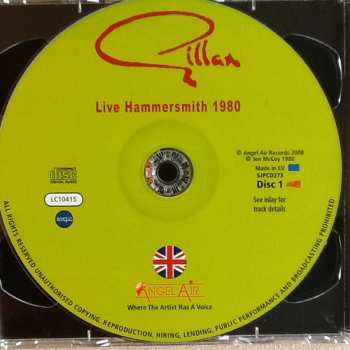 CD/DVD Gillan: No Easy Way 232038