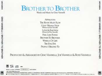 CD Gino Vannelli: Brother To Brother = ブラザー・トゥ・ブラザー 565927