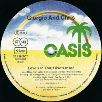 LP Giorgio Moroder: Love's In You, Love's In Me 644802