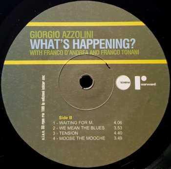 LP Giorgio Azzolini: What's Happening? 591192