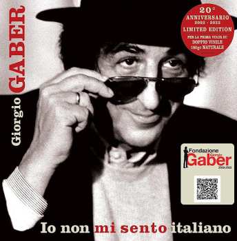 2LP Giorgio Gaber: Io Non Mi Sento Italiano CLR | LTD 616097