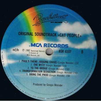 LP Giorgio Moroder: Cat People (Original Soundtrack) 629466