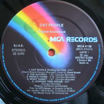 LP Giorgio Moroder: Cat People (Original Soundtrack) 631178