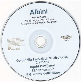 CD Giovanni Albini: Musica Sacra 618534