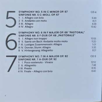 6CD Ludwig van Beethoven: Beeth9ven The Symphonies 422271